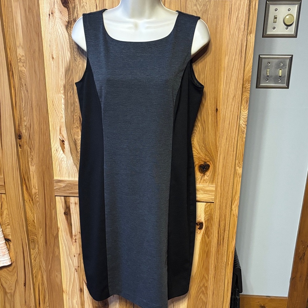 Relativity Mini Dress in Charcoal and Black